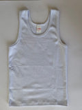 Camiseta bca. s/mangas niño rey